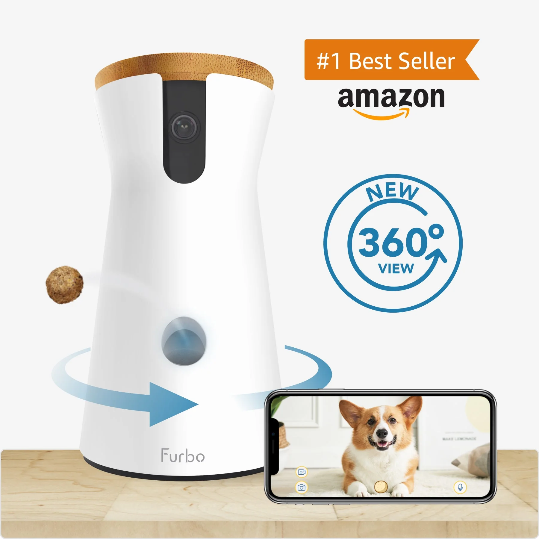 360° Dog Camera · 核心差异